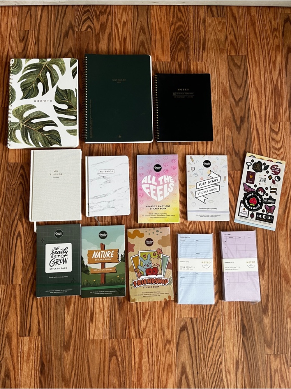 Lot of Journals, Notebooks and Sticker Books